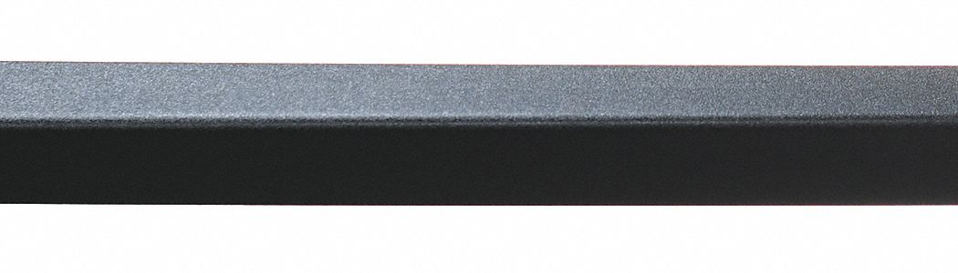 Corner Guard: Corner Guard Cover, PETG, Black, 2 in Leg Wd, 10 ft Overall Ht, For 90° Angle