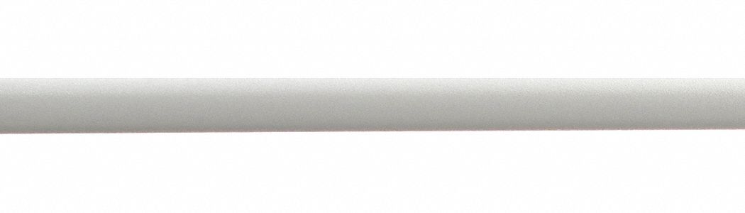 Handrail: PETG, Mission White, Oval, 1 1/2 Inch, 3 9/16 in Mounted Ht