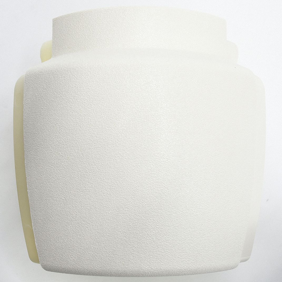 Handrail Corner: PETG, Mission White, Not Ligature Resistant, Outside, HRB-20