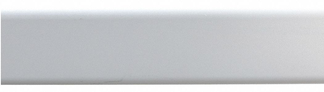 Handrail: White, Not Ligature Resistant, HRB-4C, 20 ft Overall Lg