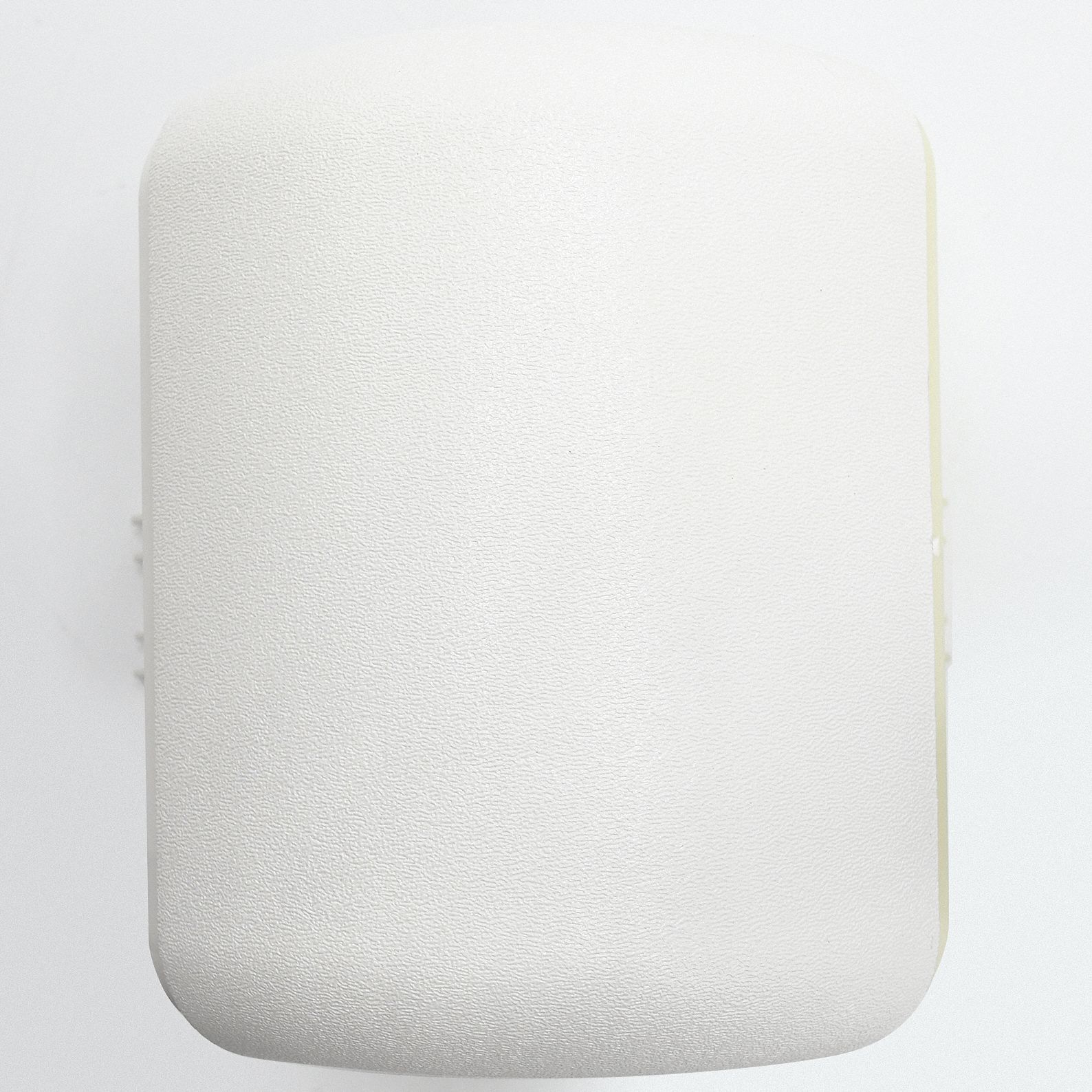 Handrail Corner: PETG, White, Not Ligature Resistant, Outside, HRB-4C, 3 in Overall Lg