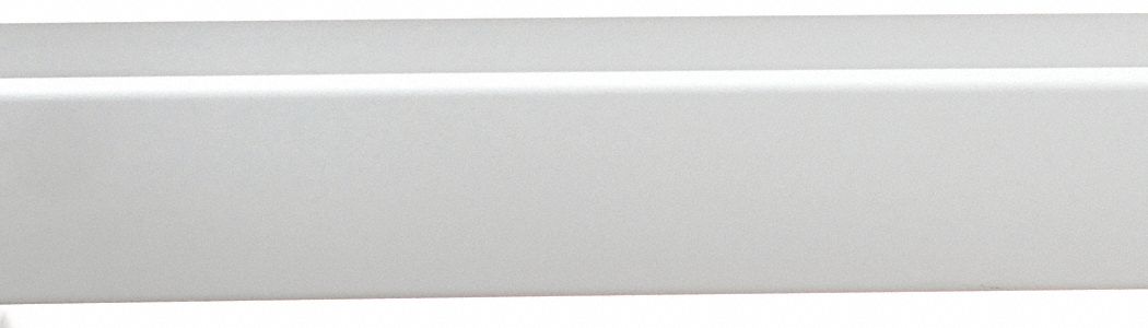 Handrail: White, Not Ligature Resistant, HRB-20, 20 ft Overall Lg