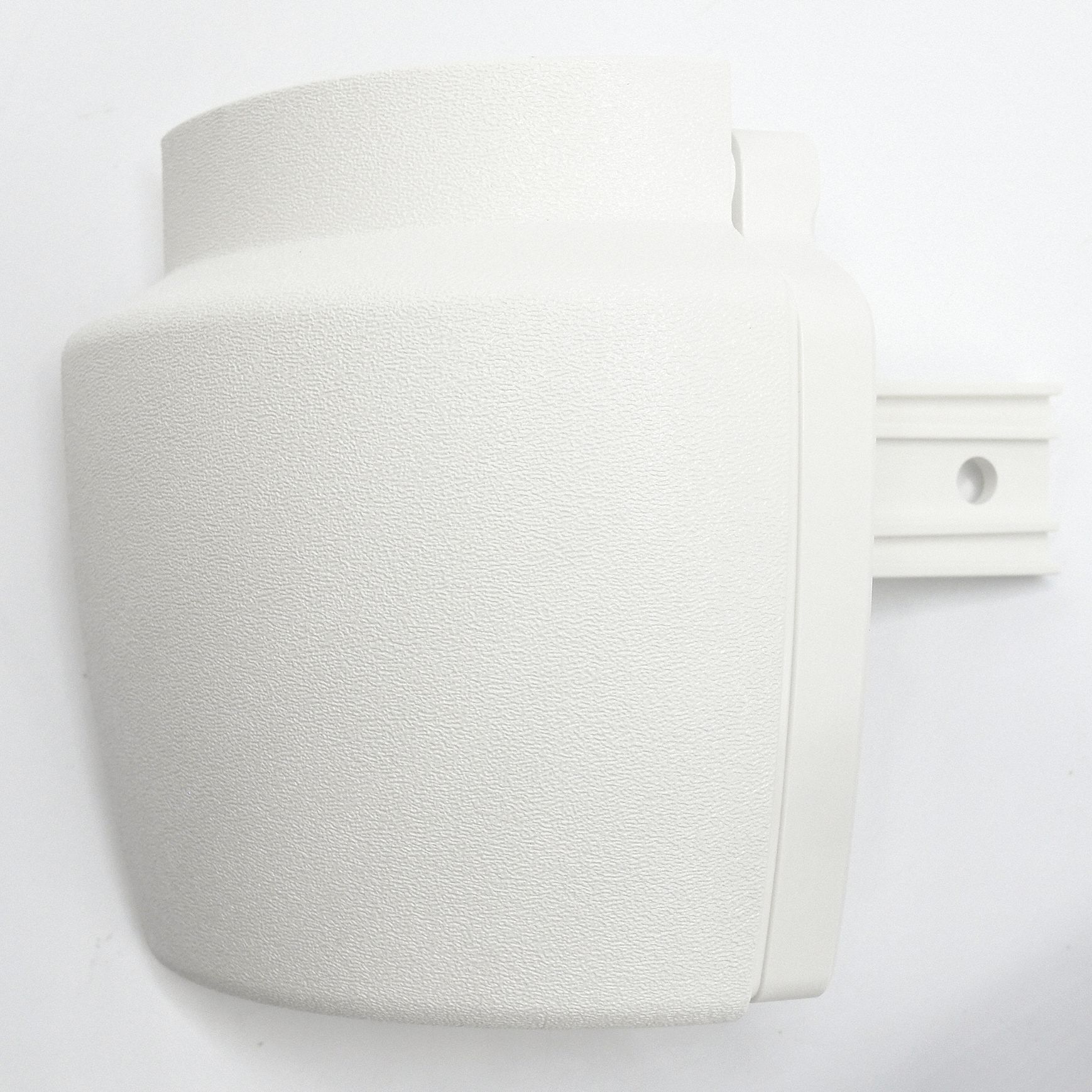 Handrail Return: PETG, White, Not Ligature Resistant, HRB-20, 3 in Overall Lg