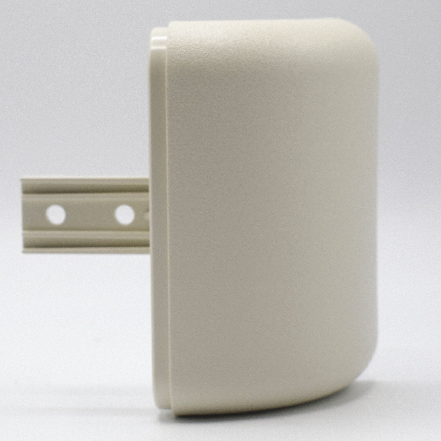 Handrail Return: PETG, Eggshell, Not Ligature Resistant, HRB-4C, 3 in Overall Lg