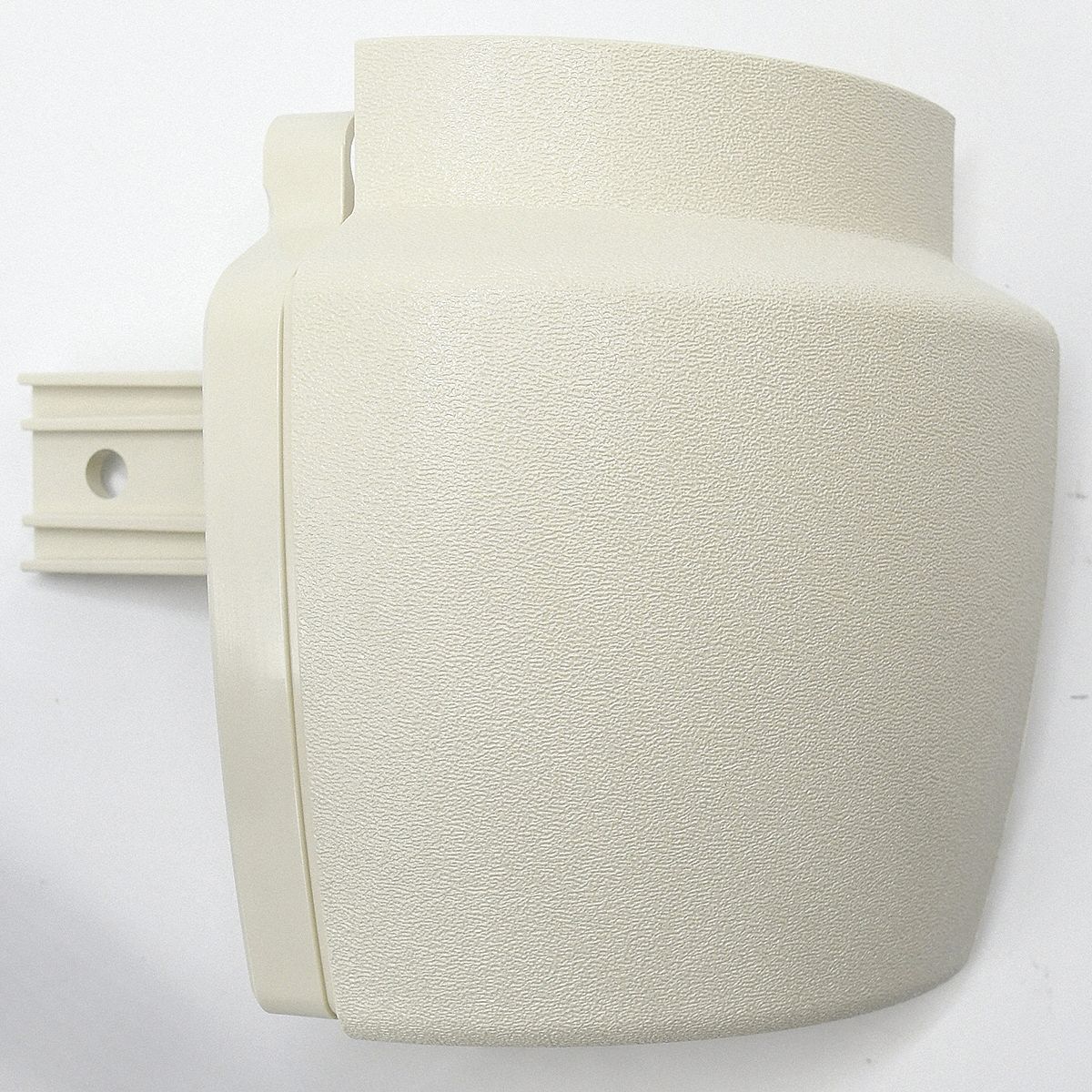 Handrail Return: PETG, Eggshell, Not Ligature Resistant, HRB-20, 3 in Overall Lg