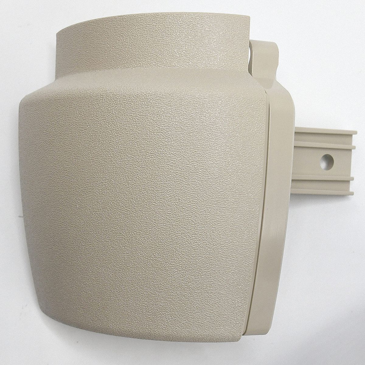 Handrail Return: PETG, Oyster Gray, Not Ligature Resistant, HRB-20, 3 in Overall Lg