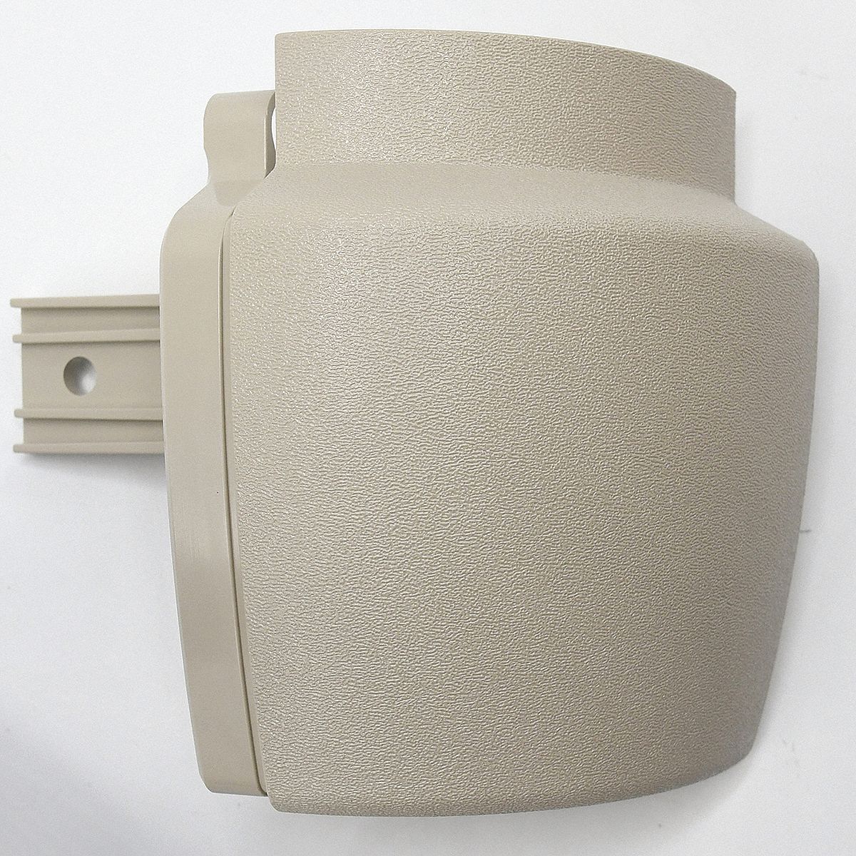 Handrail Return: PETG, Oyster Gray, Not Ligature Resistant, HRB-20, 3 in Overall Lg