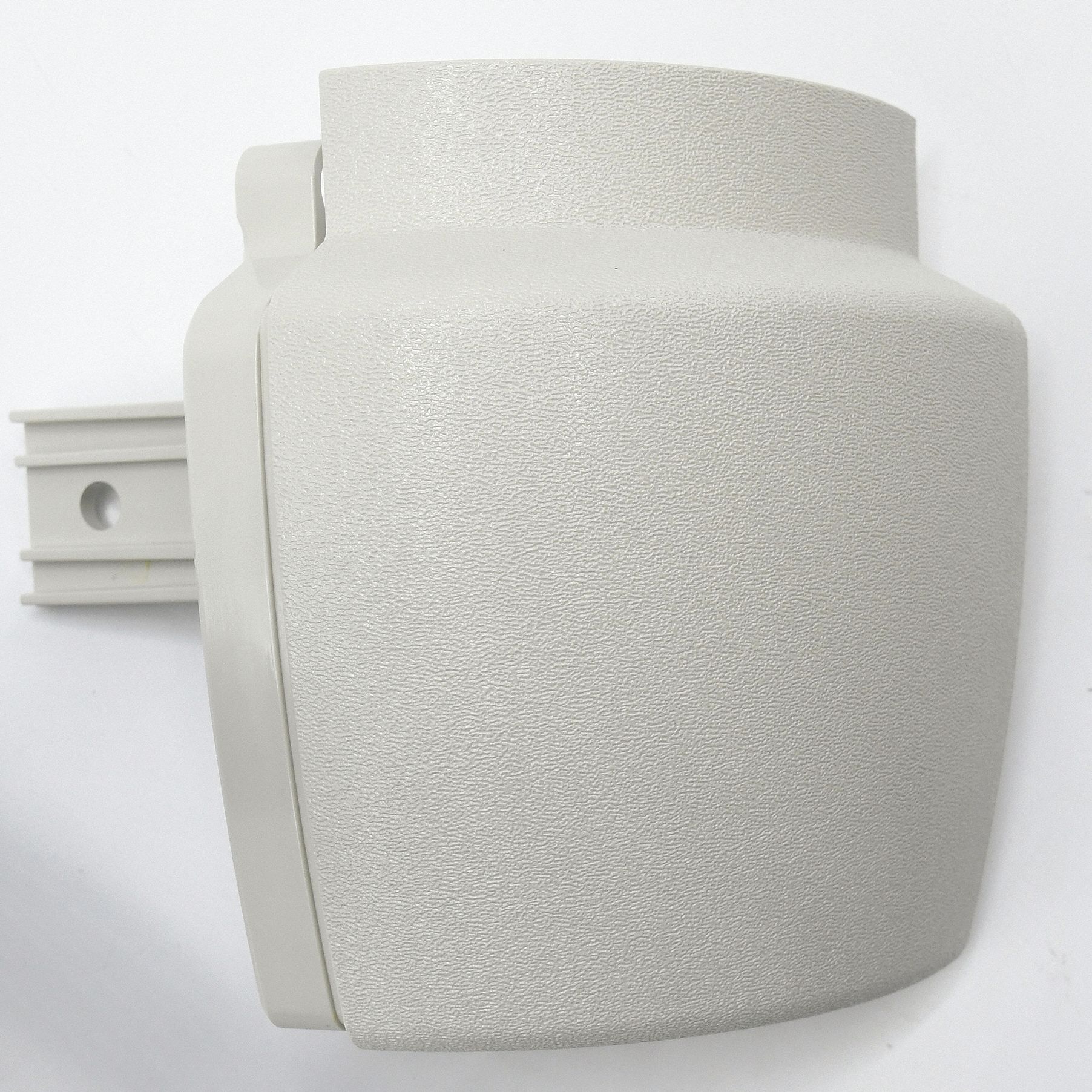 Handrail Return: PETG, Driftwood, Not Ligature Resistant, HRB-20, 3 in Overall Lg