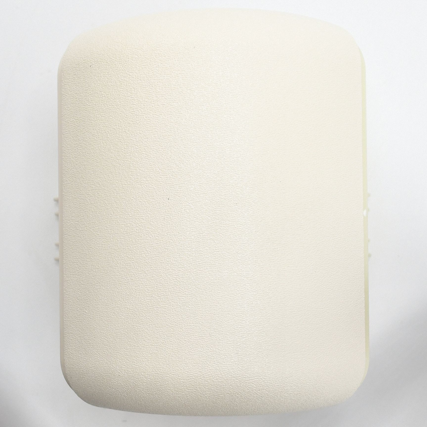 Handrail Corner: PETG, Parchment, Not Ligature Resistant, Outside, HRB-4C, 3 in Overall Lg