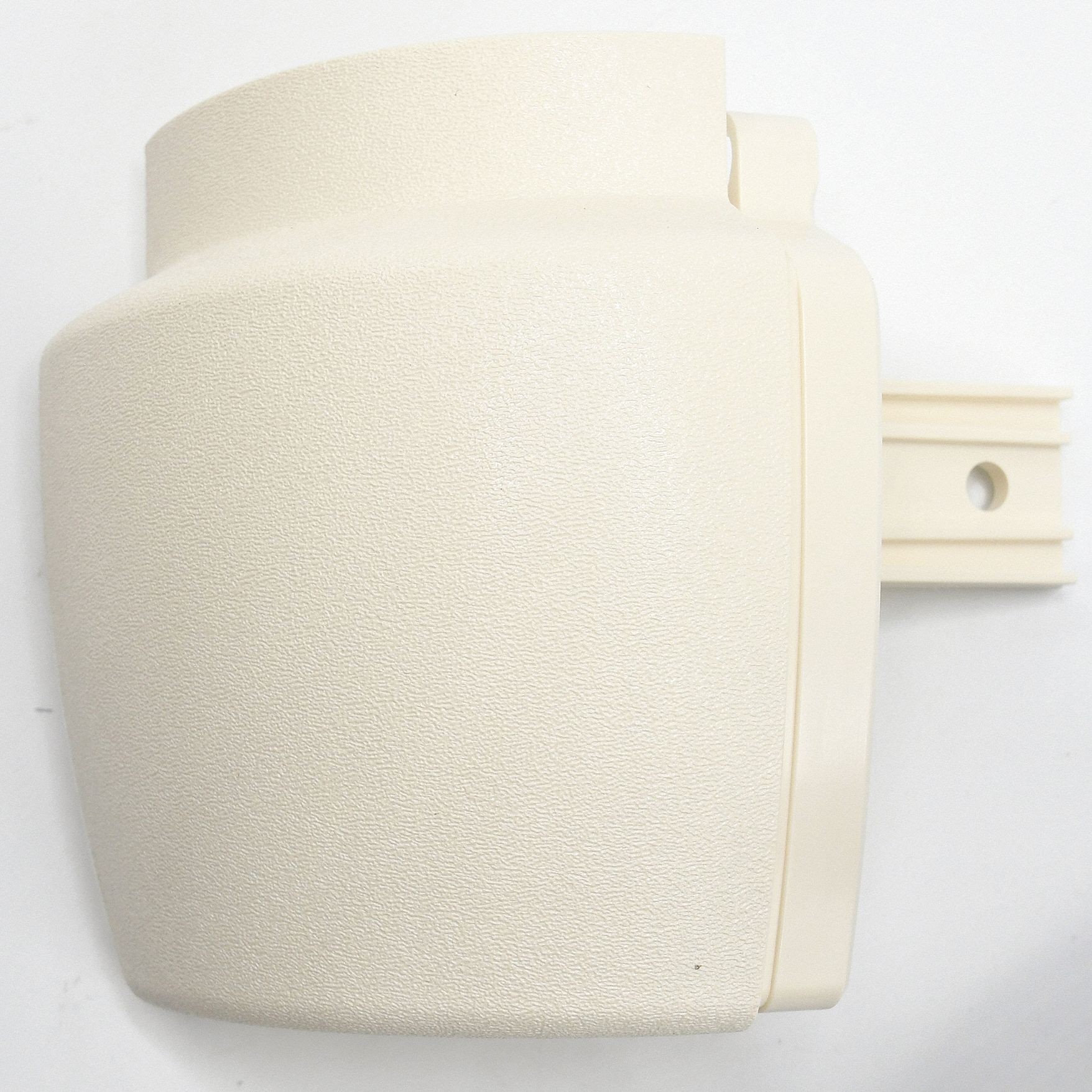 Handrail Return: PETG, Parchment, Not Ligature Resistant, HRB-20, 3 in Overall Lg