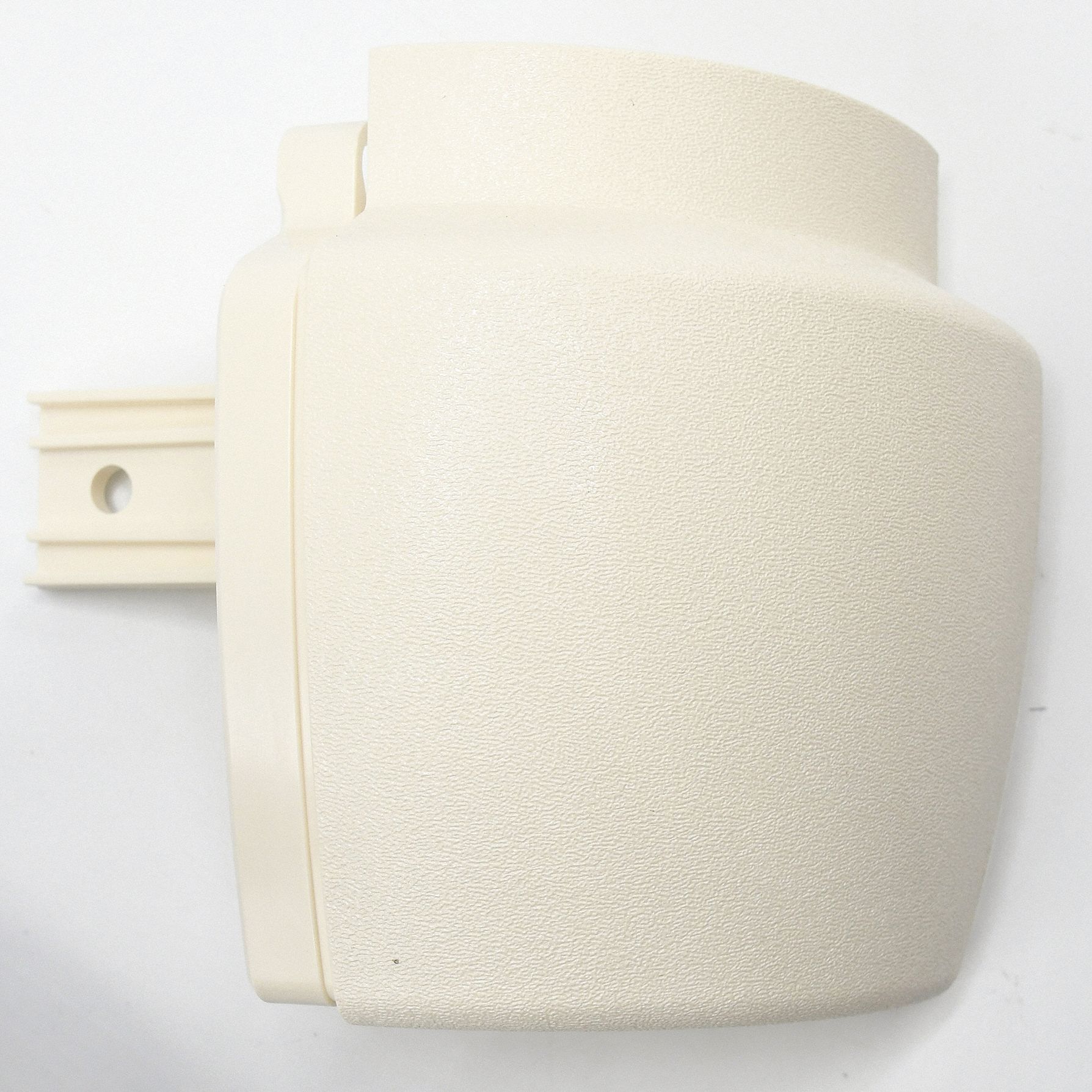 Handrail Return: PETG, Parchment, Not Ligature Resistant, HRB-20, 3 in Overall Lg