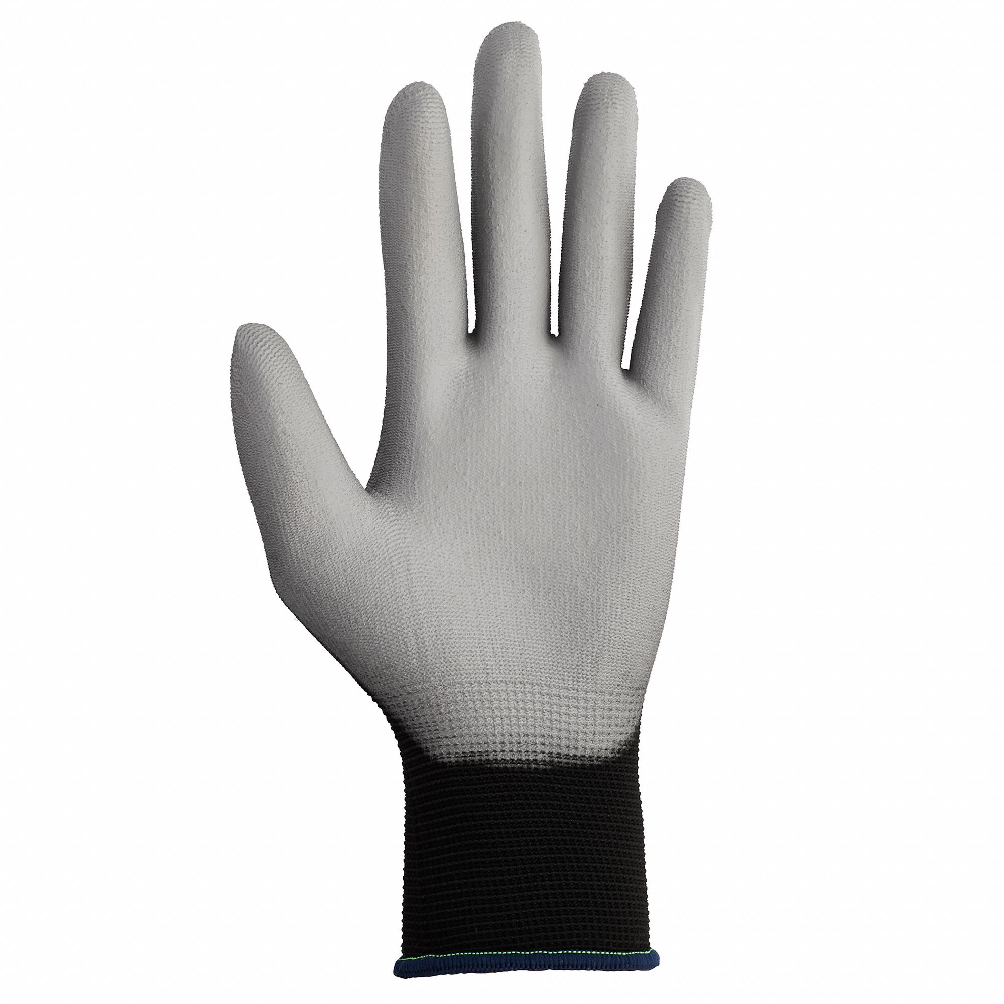 KLEENGUARD Coated Gloves: XS ( 6 ), Smooth, Polyurethane, Palm, Dipped,  ANSI Abrasion Level 3, 1 PR