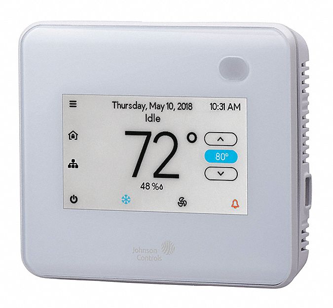 LOW VOLTAGE THERMOSTAT,RECTANGLE,WHITE