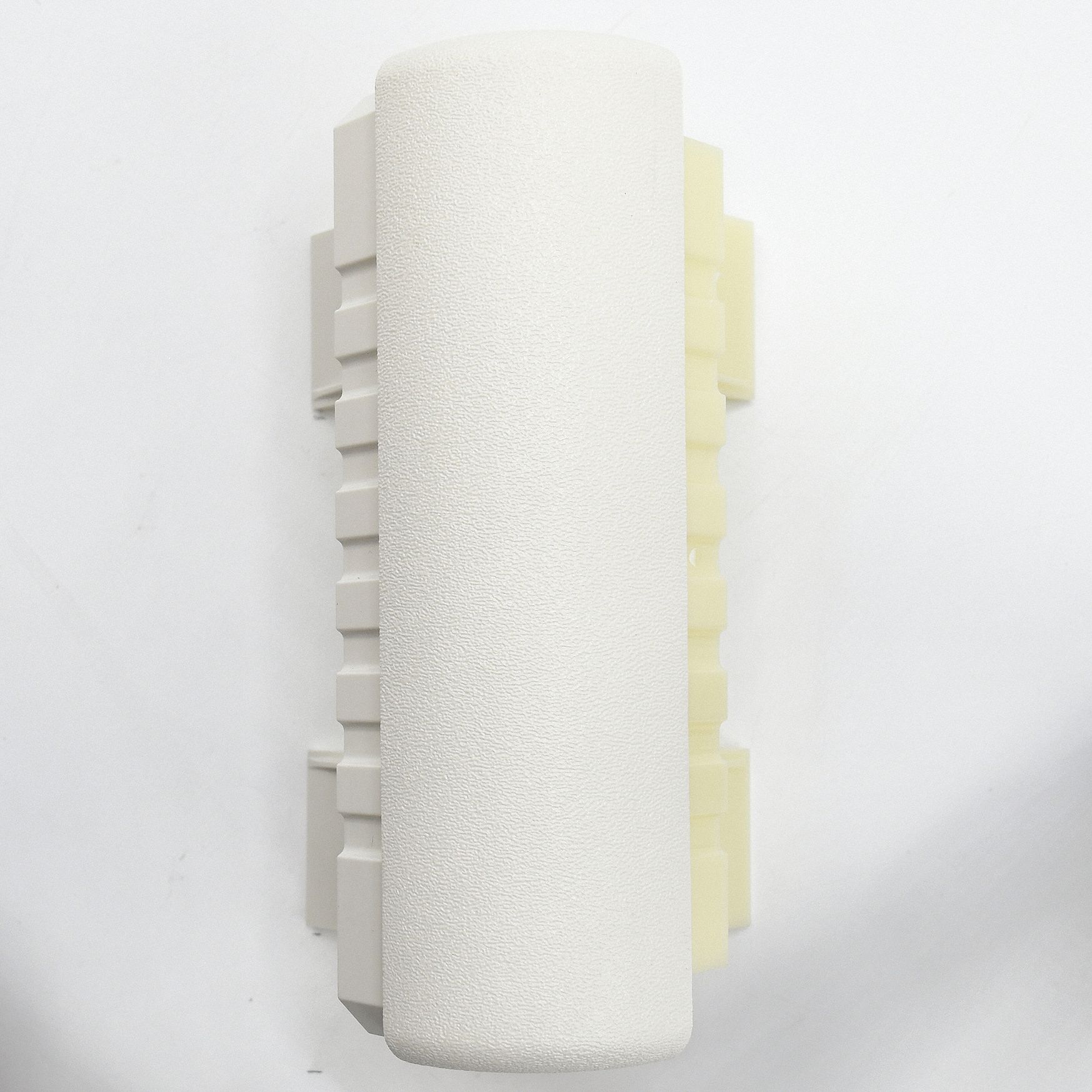 Corner: SCR-48, PETG, Mission White, 6 in Overall Ht, 1 1/4 in Overall Lg