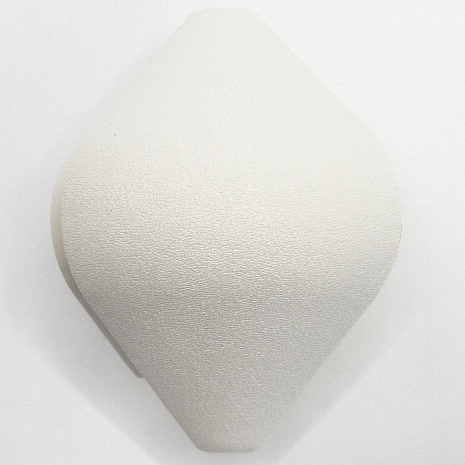 Corner: BG-10, PETG, Mission White, 4 in Overall Ht, 2 in Overall Lg