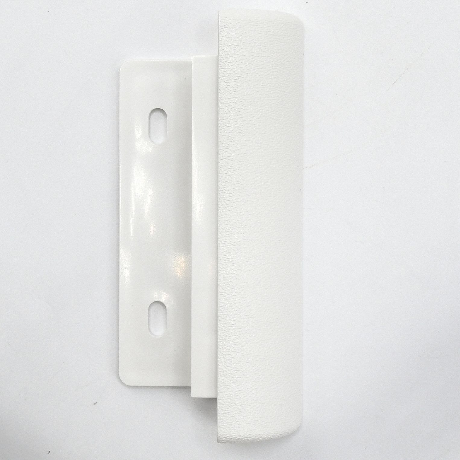 End Cap: SCR-40, PETG, White, 4 in Overall Ht, 3/4 in Overall Lg