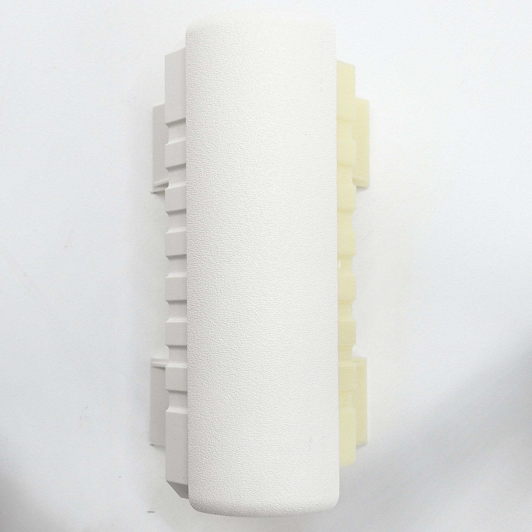 Corner: SCR-48, PETG, White, 6 in Overall Ht, 1 1/4 in Overall Lg