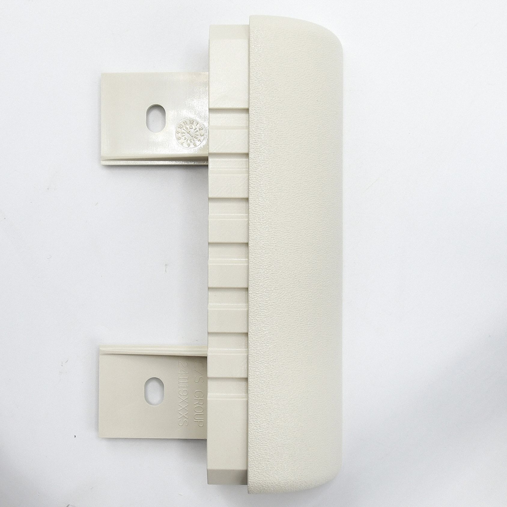 End Cap: SCR-48, PETG, Eggshell, 6 in Overall Ht, 1 1/4 in Overall Lg