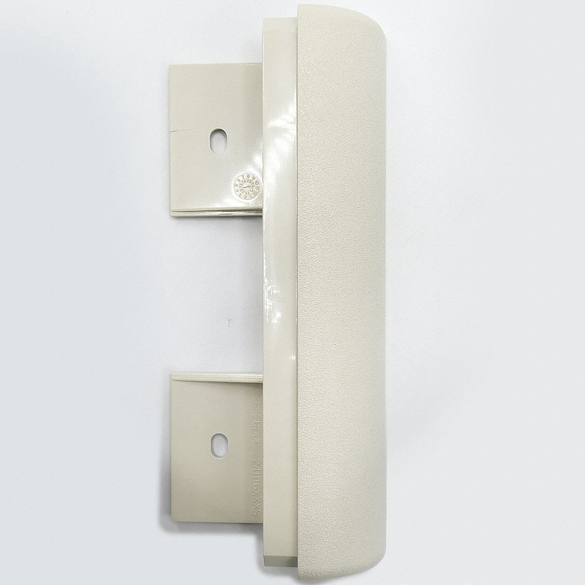 End Cap: SCR-64, PETG, Eggshell, 8 in Overall Ht, 1 1/4 in Overall Lg