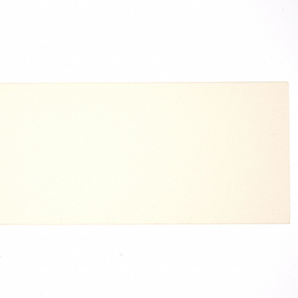 Rubstrip: PETG, 16 in x 10 ft Rail Size, Eggshell, 0.06 in Thick, Textured, Contact Adhesive