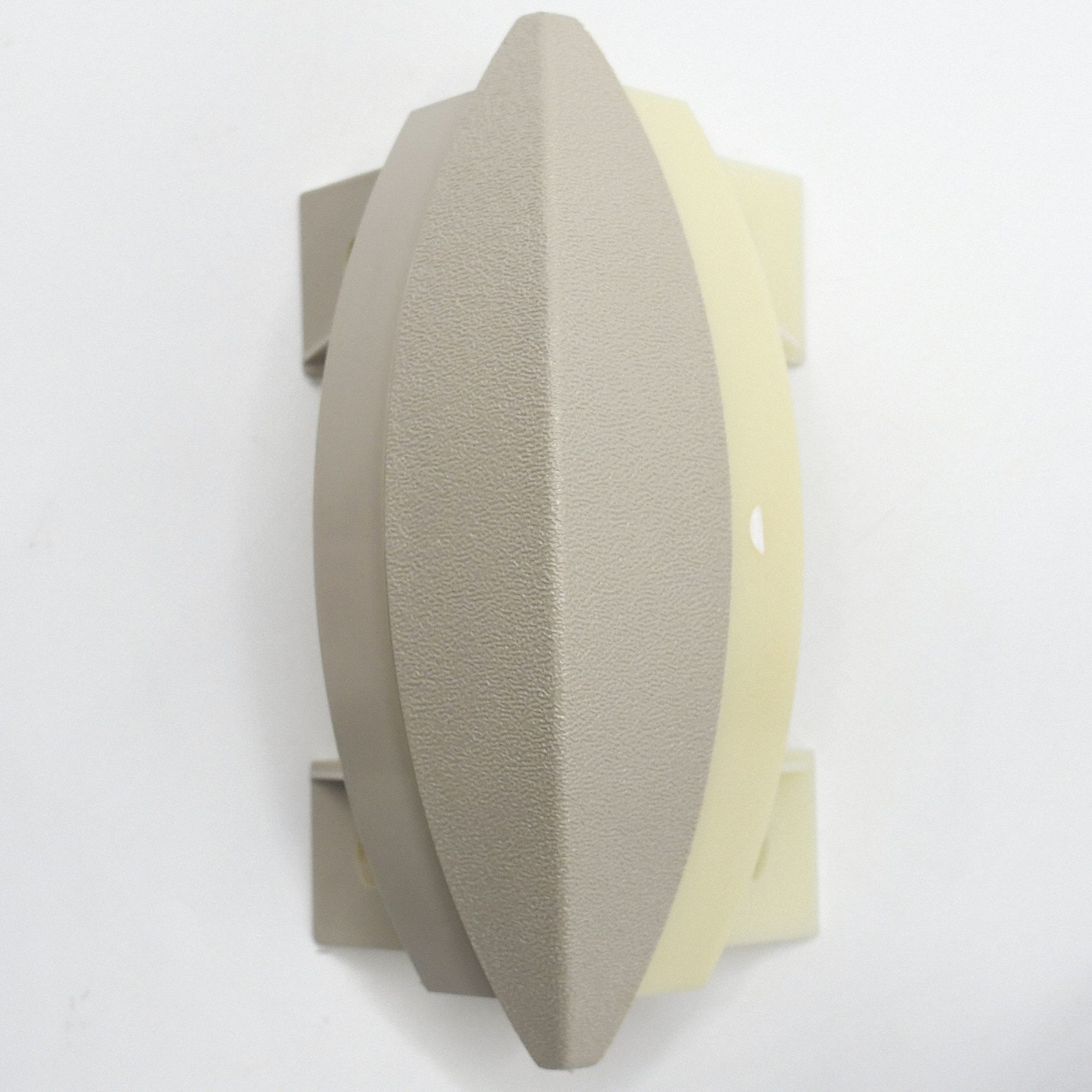 Corner: SCR-50, PETG, Oyster Gray, 5 in Overall Ht, 1 1/16 in Overall Lg