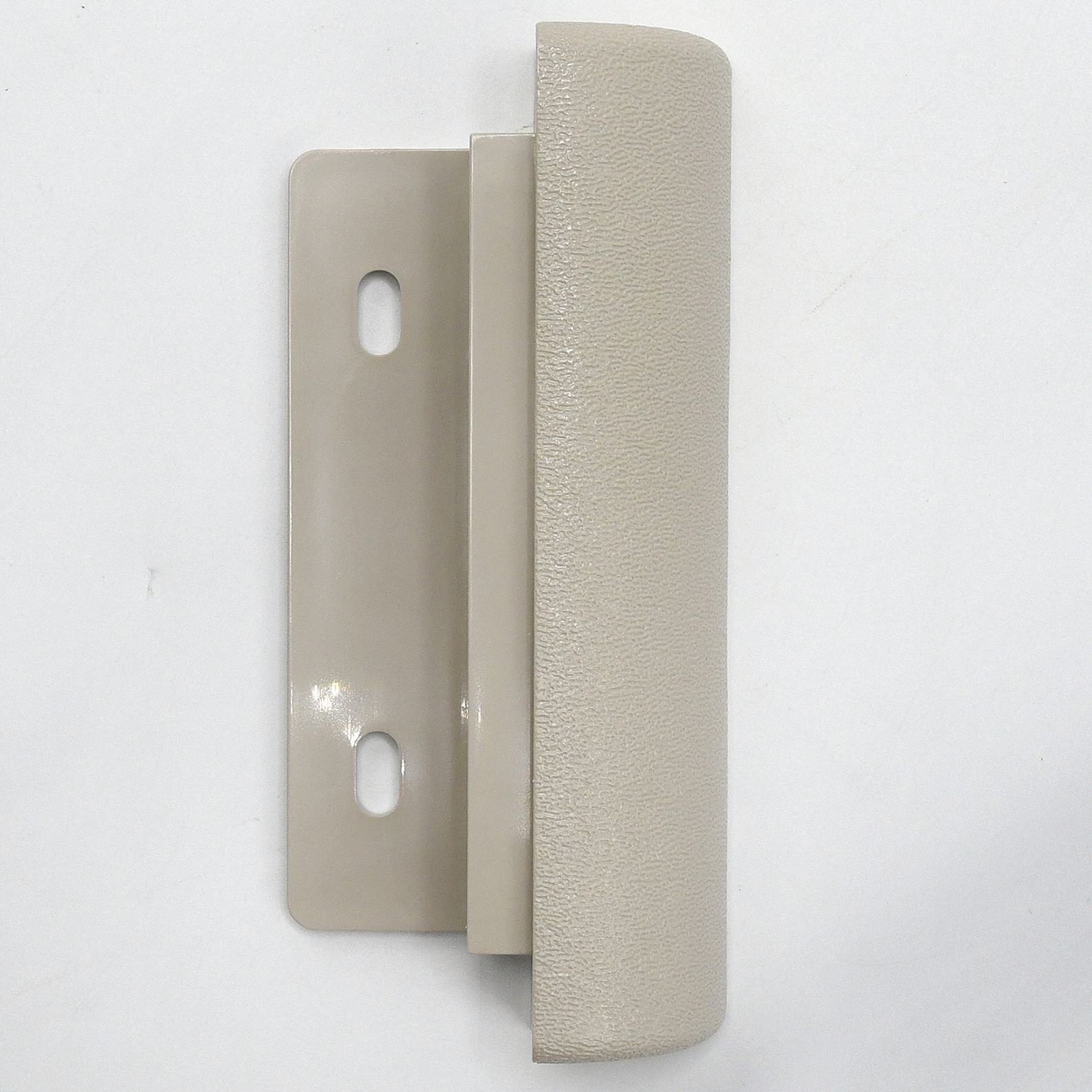 End Cap: SCR-40, PETG, Oyster Gray, 4 in Overall Ht, 3/4 in Overall Lg