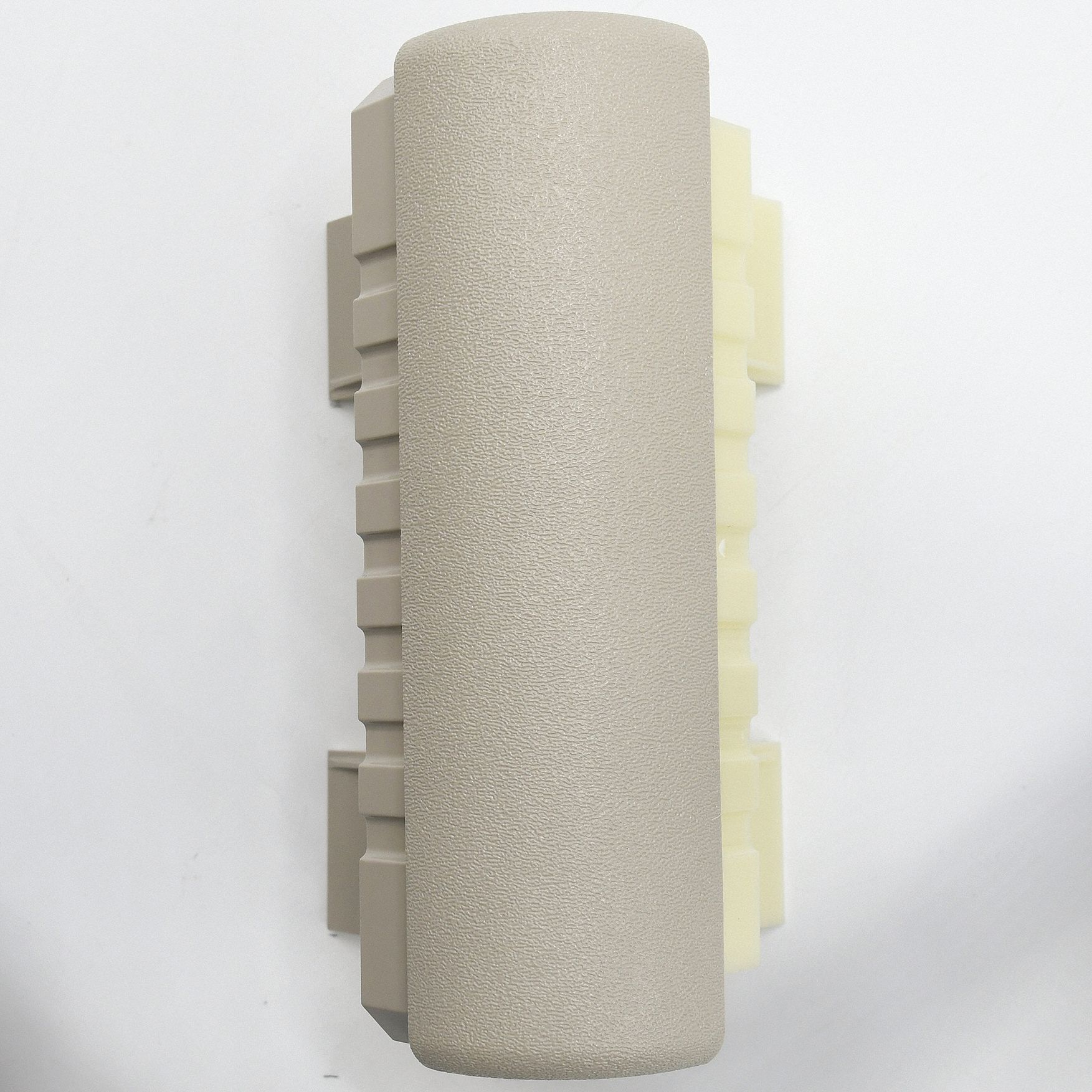 Corner: SCR-48, PETG, Oyster Gray, 6 in Overall Ht, 1 1/4 in Overall Lg