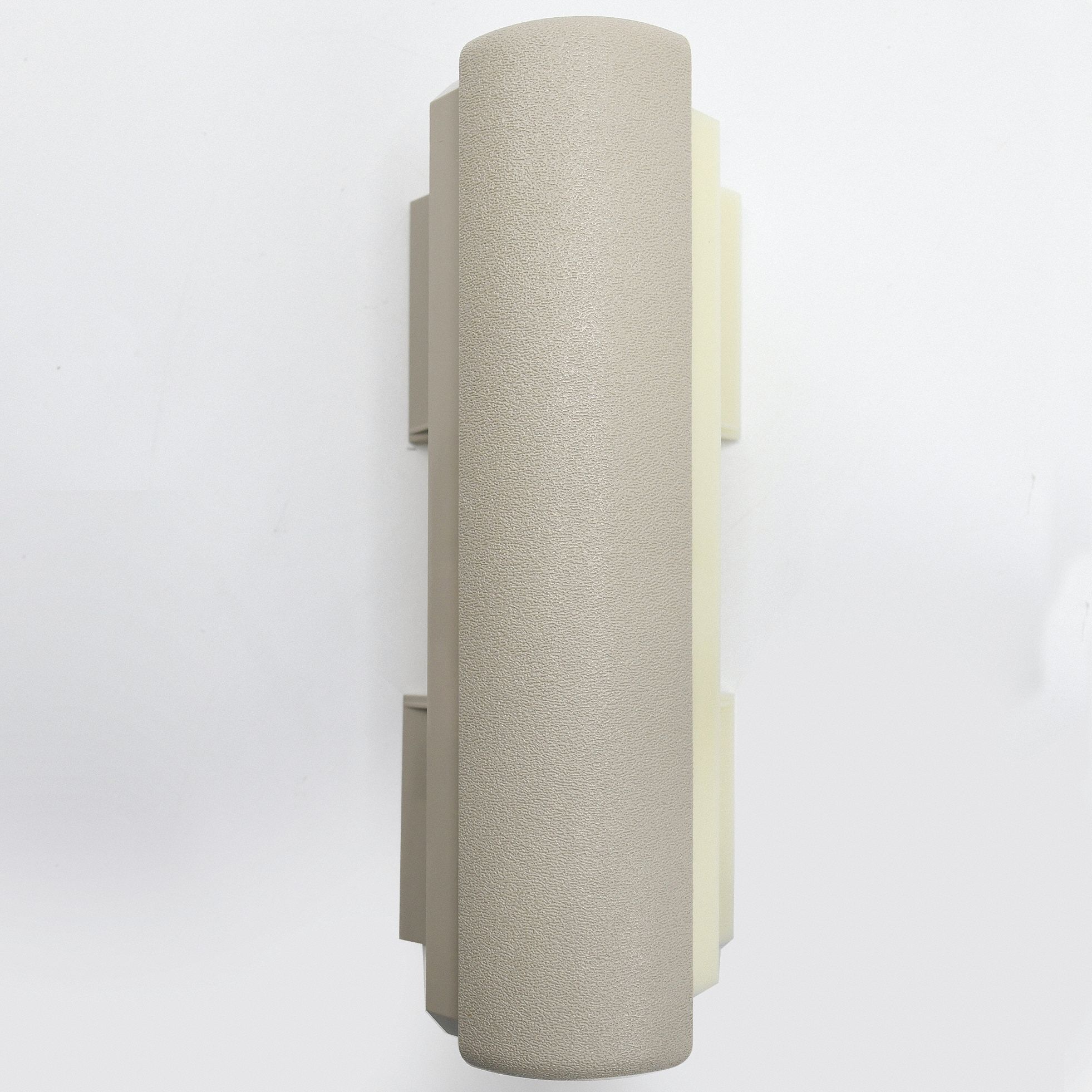 Corner: SCR-64, PETG, Oyster Gray, 8 in Overall Ht, 1 1/4 in Overall Lg