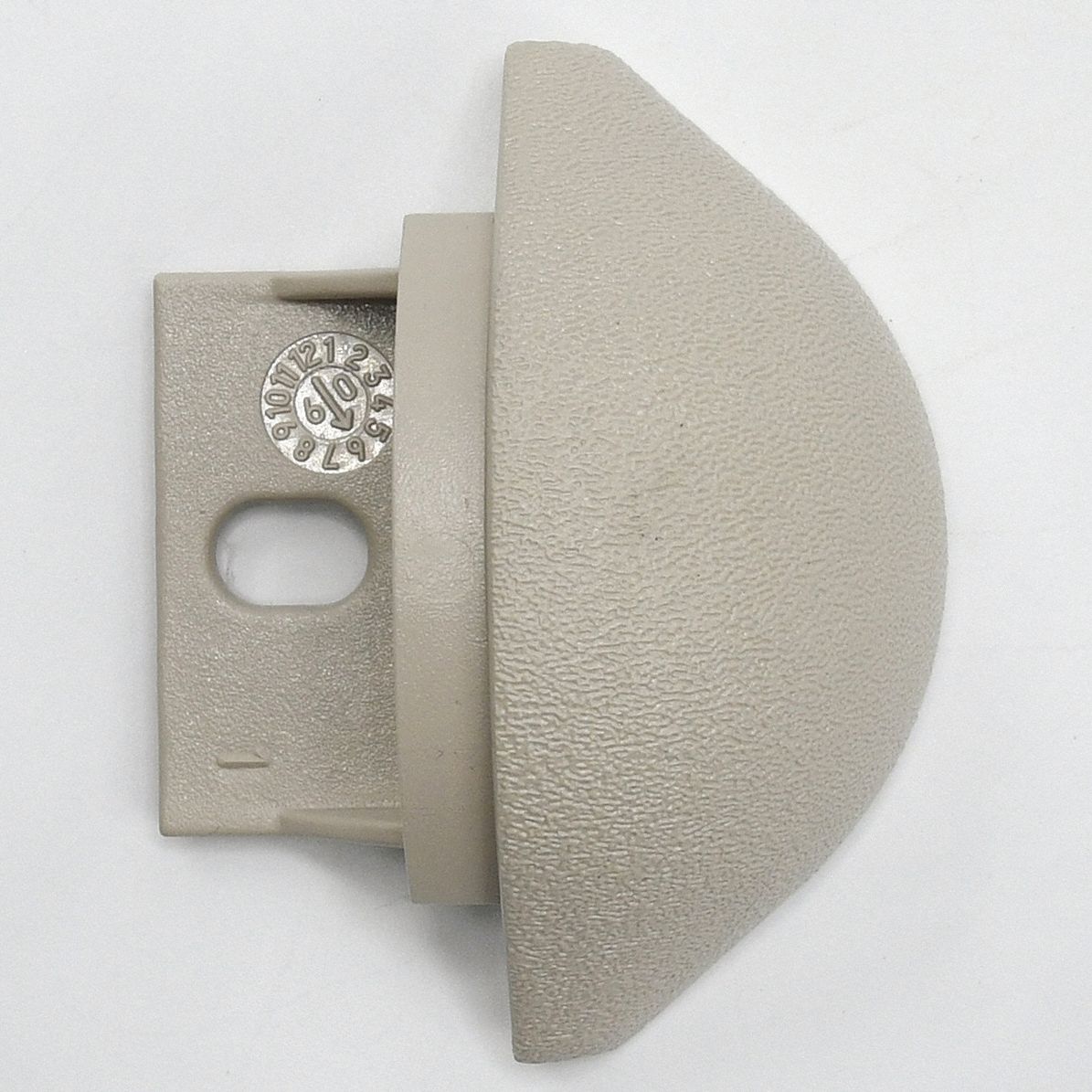 End Cap: BG-30, PETG, Oyster Gray, 2 3/4 in Overall Ht, 2 in Overall Lg