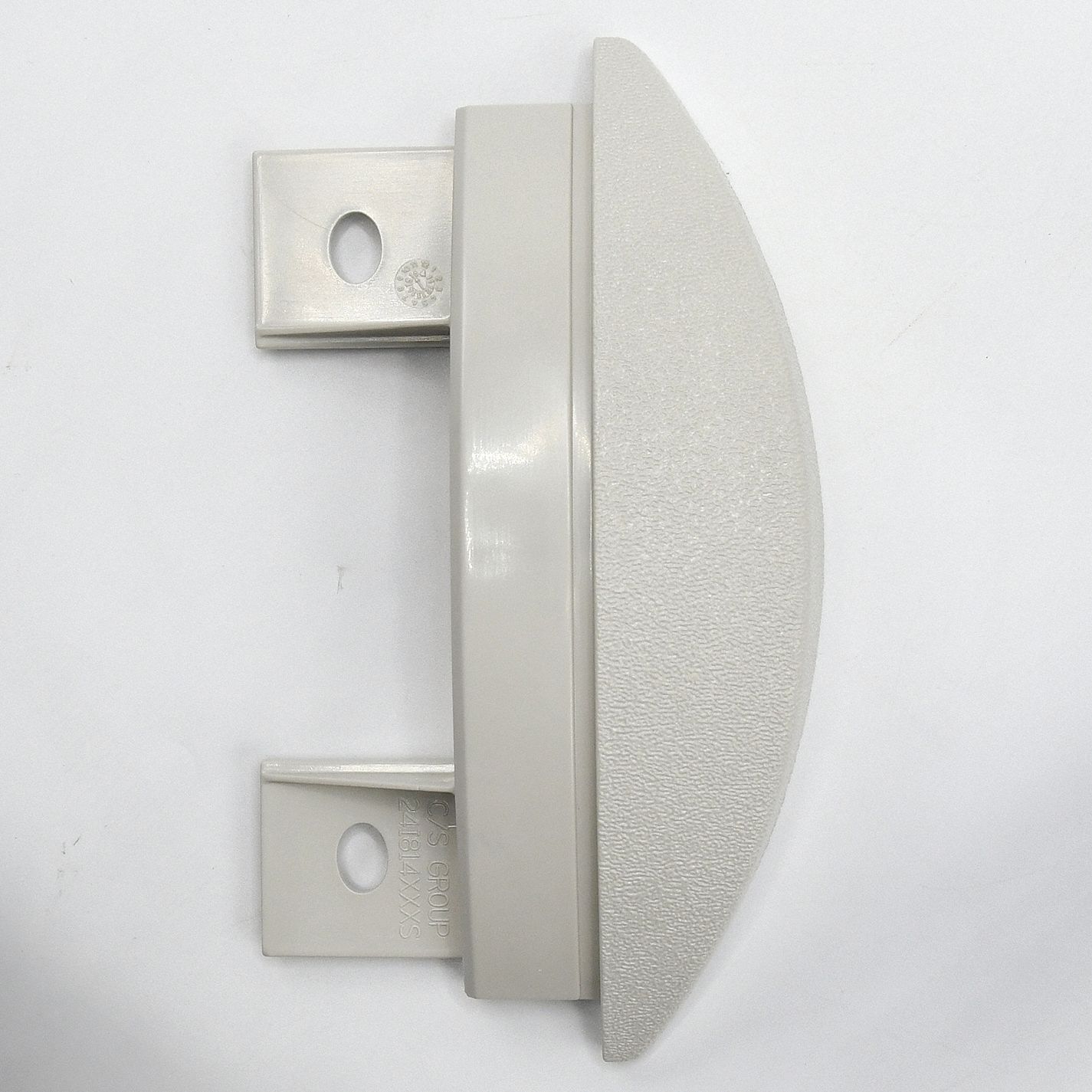 End Cap: SCR-50, PETG, Driftwood, 5 in Overall Ht, 1 1/16 in Overall Lg