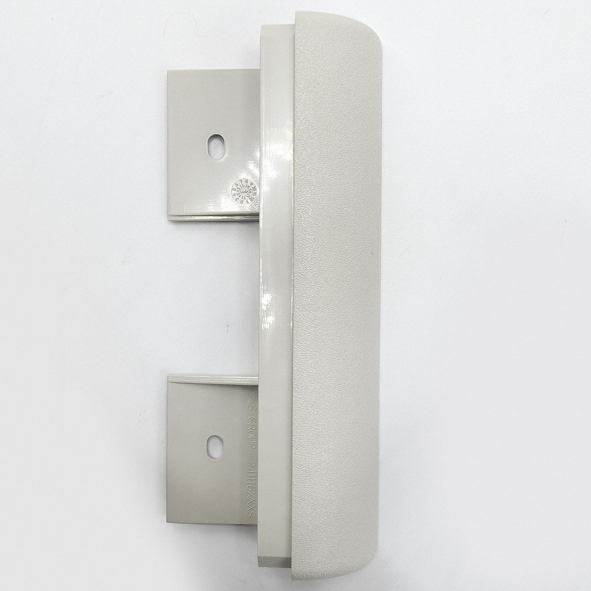 End Cap: SCR-64, PETG, Driftwood, 8 in Overall Ht, 1 1/4 in Overall Lg