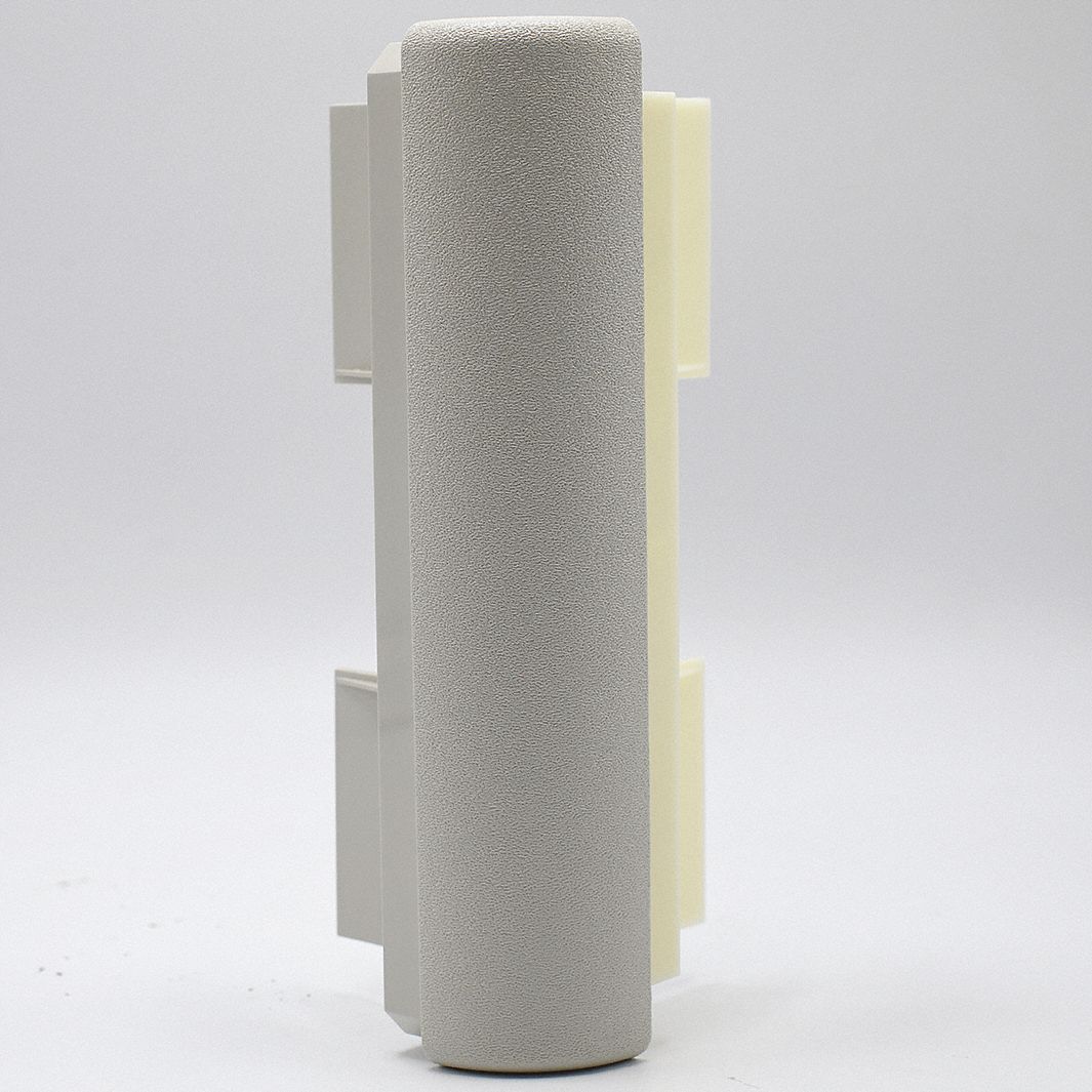 Corner: SCR-64, PETG, Driftwood, 8 in Overall Ht, 1 1/4 in Overall Lg