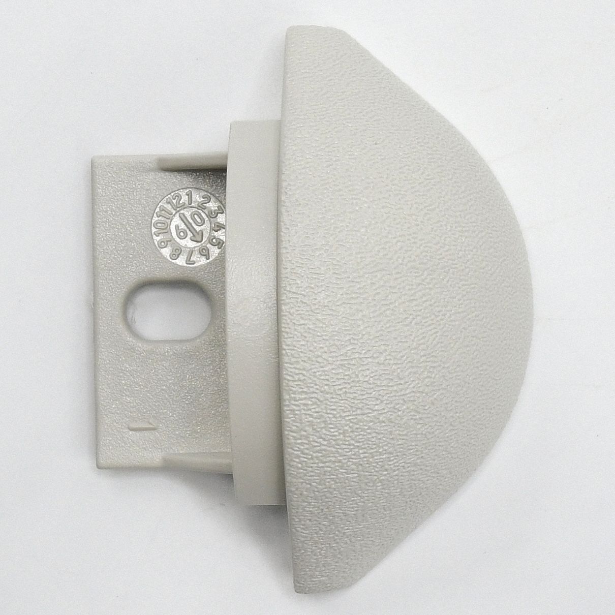 End Cap: BG-30, PETG, Driftwood, 2 3/4 in Overall Ht, 2 in Overall Lg