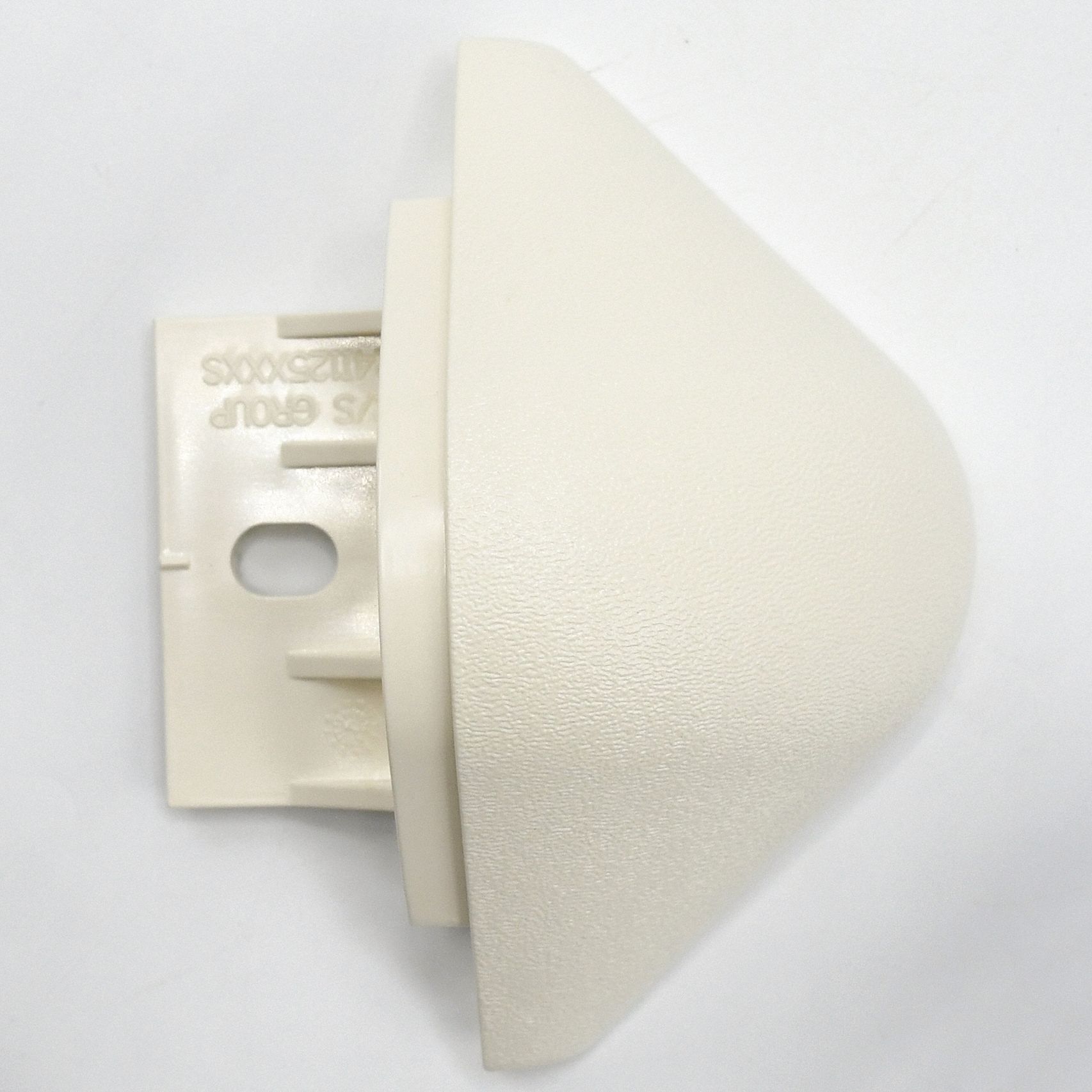 End Cap: BG-10, PETG, Parchment, 4 in Overall Ht, 2 in Overall Lg