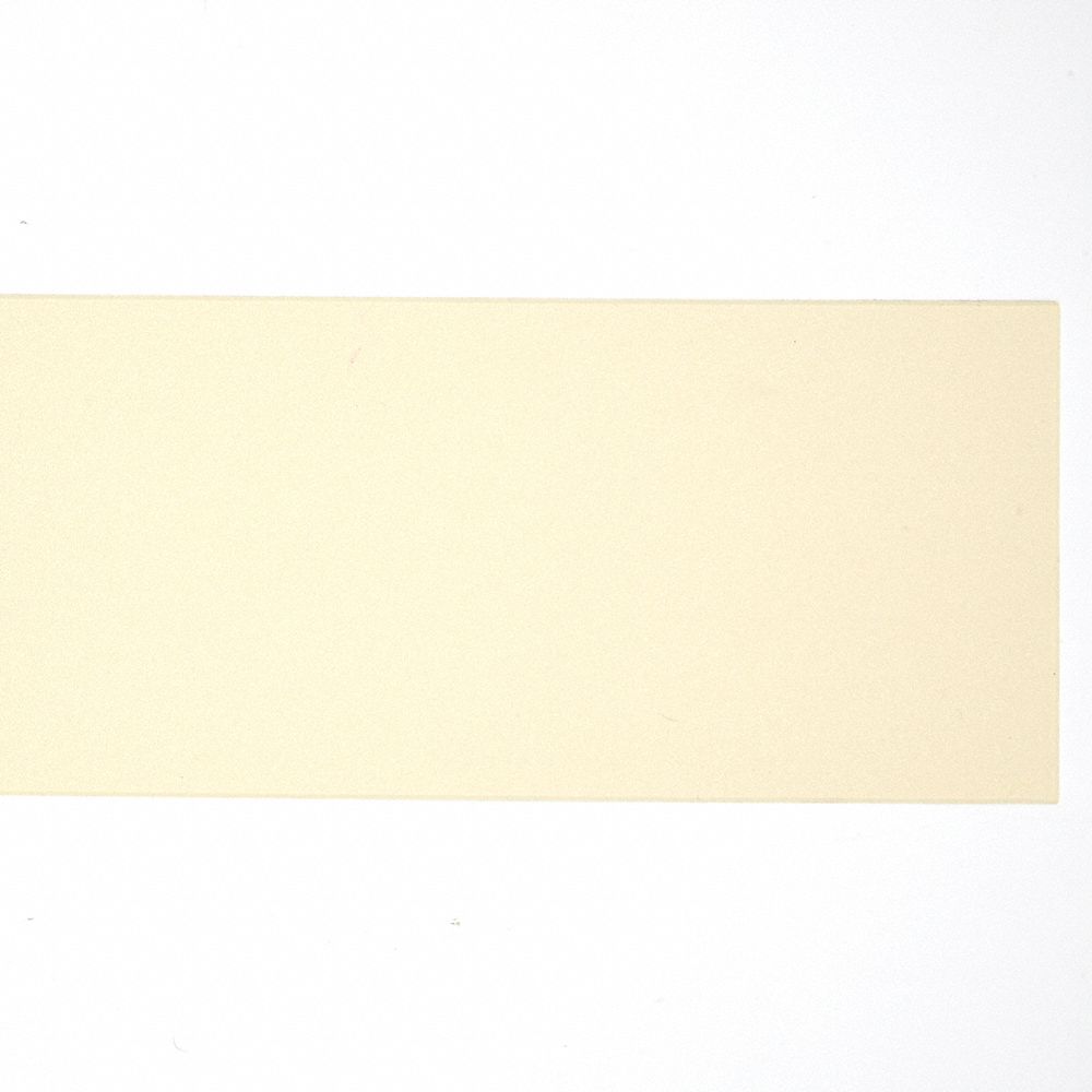 Rubstrip: PETG, 12 in x 10 ft Rail Size, Almond, 0.04 in Thick, Textured, Contact Adhesive