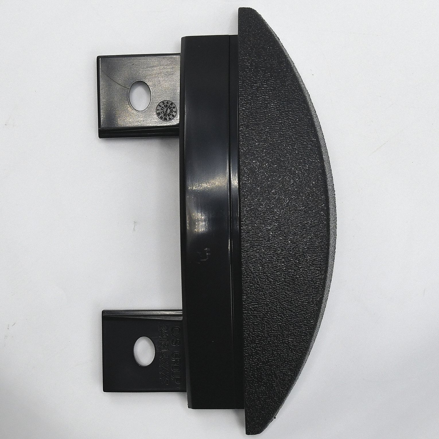 End Cap: SCR-50, PETG, Black, 5 in Overall Ht, 1 1/16 in Overall Lg