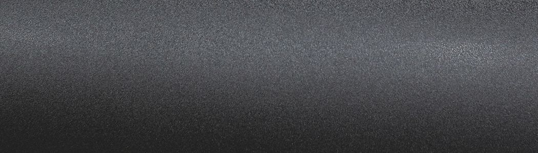 Accent Rail: SCR-80, PETG, Black, 8 in Overall Ht, 20 ft Overall Lg