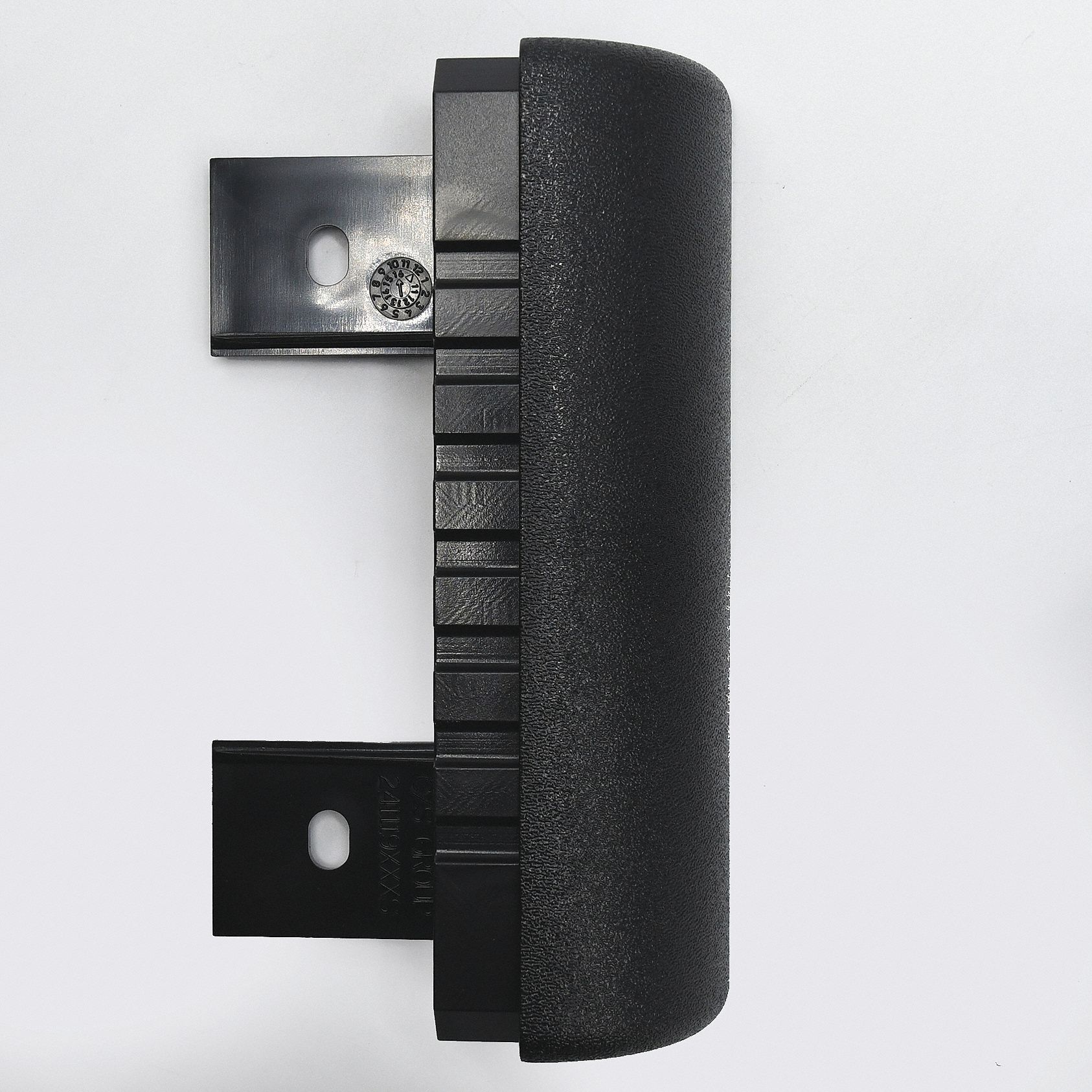 End Cap: SCR-48, PETG, Black, 6 in Overall Ht, 1 1/4 in Overall Lg