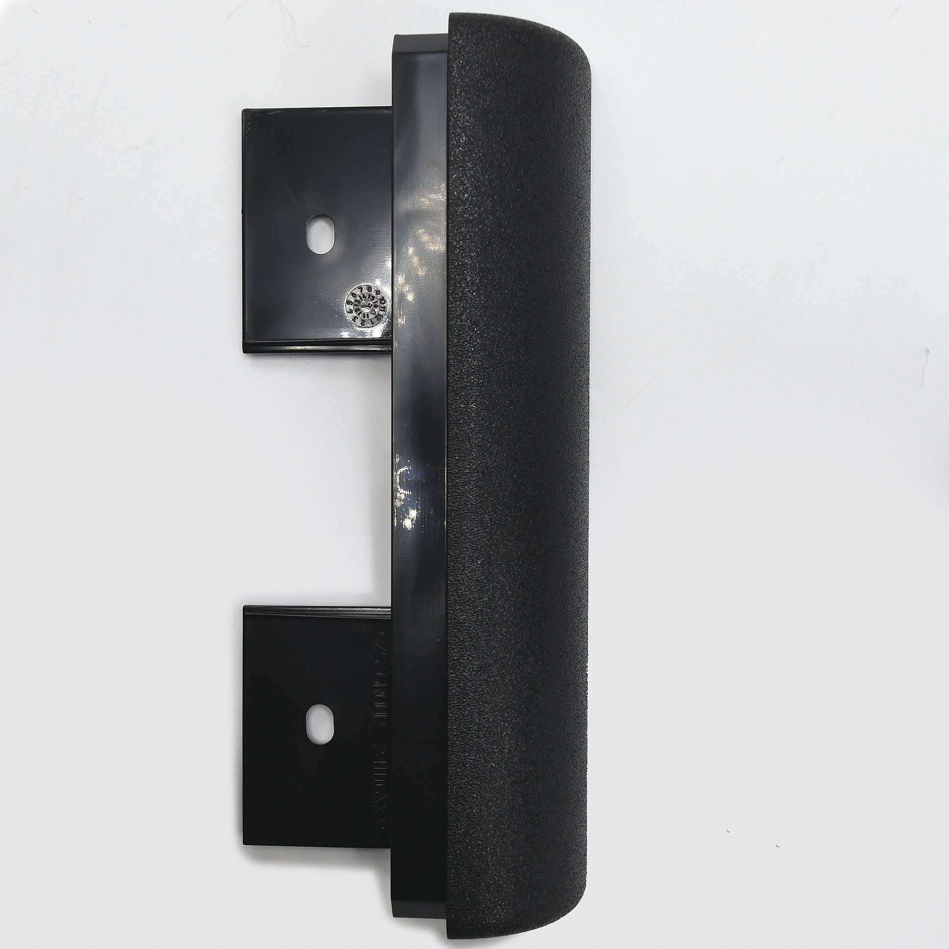 End Cap: SCR-64, PETG, Black, 8 in Overall Ht, 1 1/4 in Overall Lg