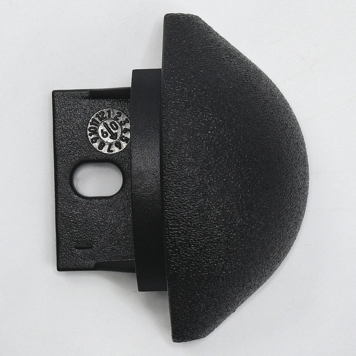 End Cap: BG-30, PETG, Black, 2 3/4 in Overall Ht, 2 in Overall Lg