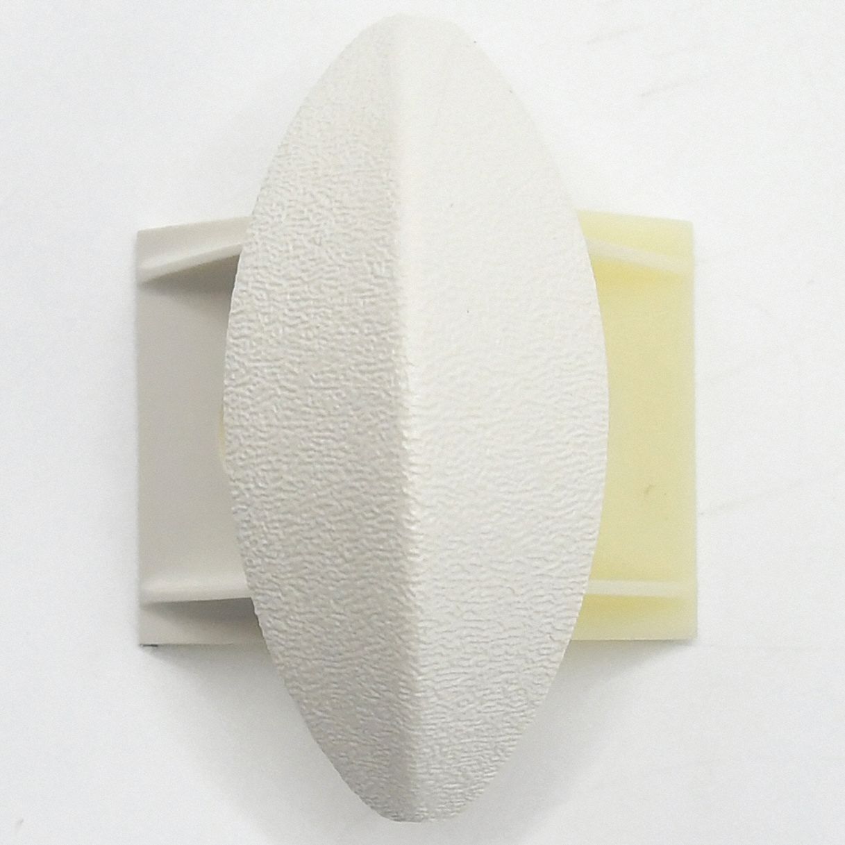 Corner: FR-225, PETG, Mission White, 2 1/4 in Overall Ht, 3/4 in Overall Lg