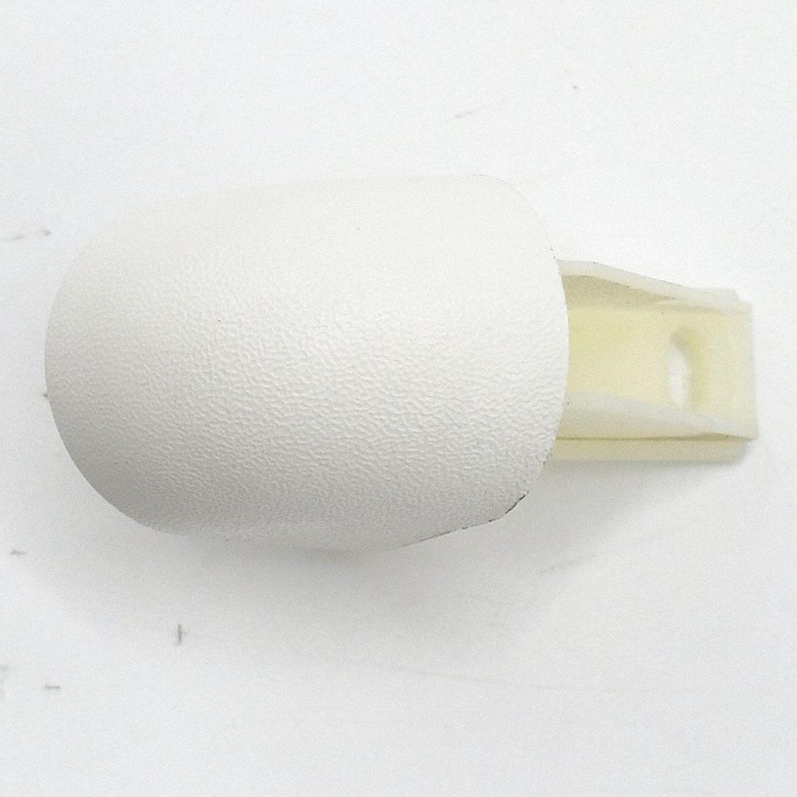 Corner: FR-125, PETG, White, 1 1/8 in Overall Ht, 1 1/8 in Overall Lg