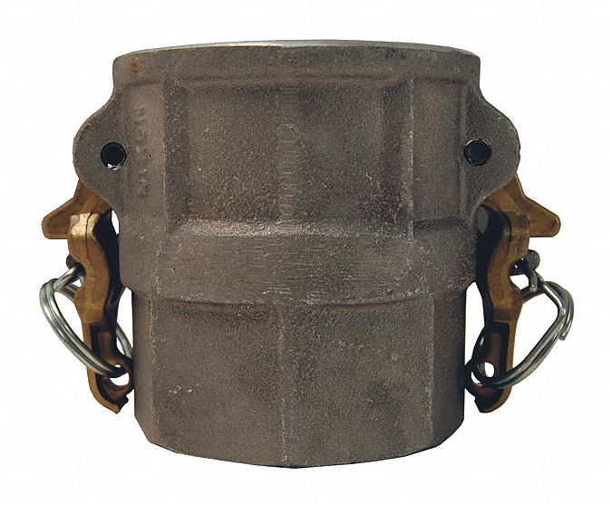 Cam and Groove Coupling: 1 1/4 in Coupling Size, 1 1/4 in Hose Fitting Size, 3 3/32 in Overall Lg