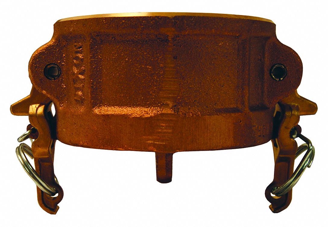 Dust Cap: 1 1/4 in Coupling Size, 250 psi Max. Working Pressure @ 70 F, 2 3/4 in Overall Lg, Nitrile