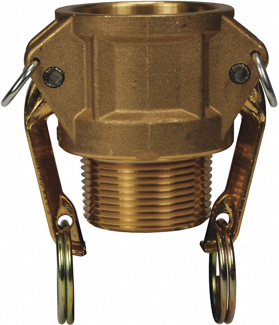 Cam and Groove Coupling: 1 1/4 in Coupling Size, 1 1/4 in Hose Fitting Size, 3 3/32 in Overall Lg