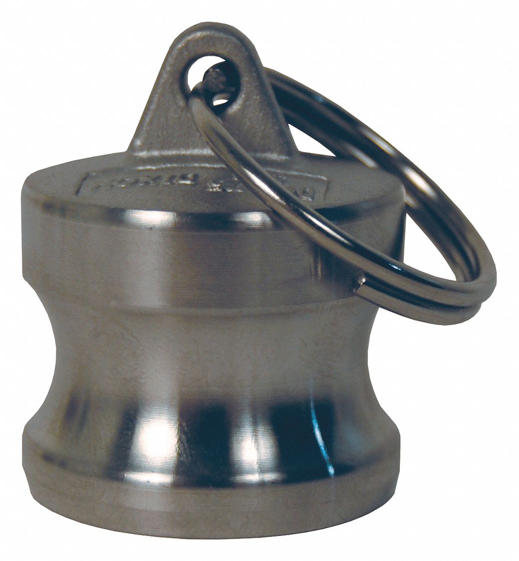 DIXON Dust Plug, Body Material 316 Stainless Steel, Type DP, Coupling Size 6 in 55MH60G600DP