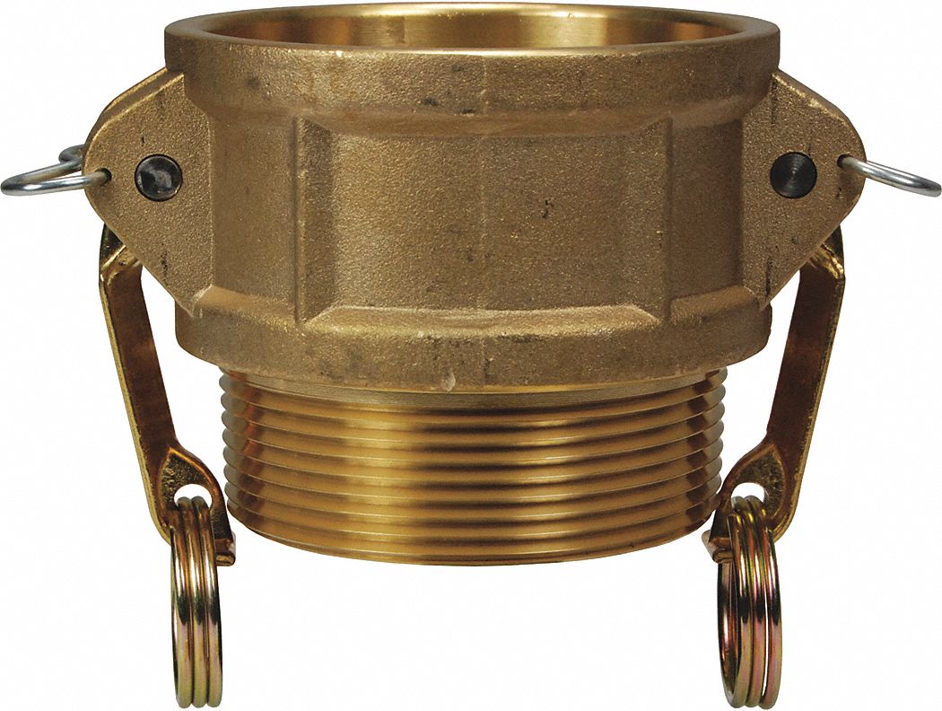 Cam and Groove Coupling: 5 in Coupling Size, 5 in Hose Fitting Size, 5 in -8 Thread Size, Nitrile