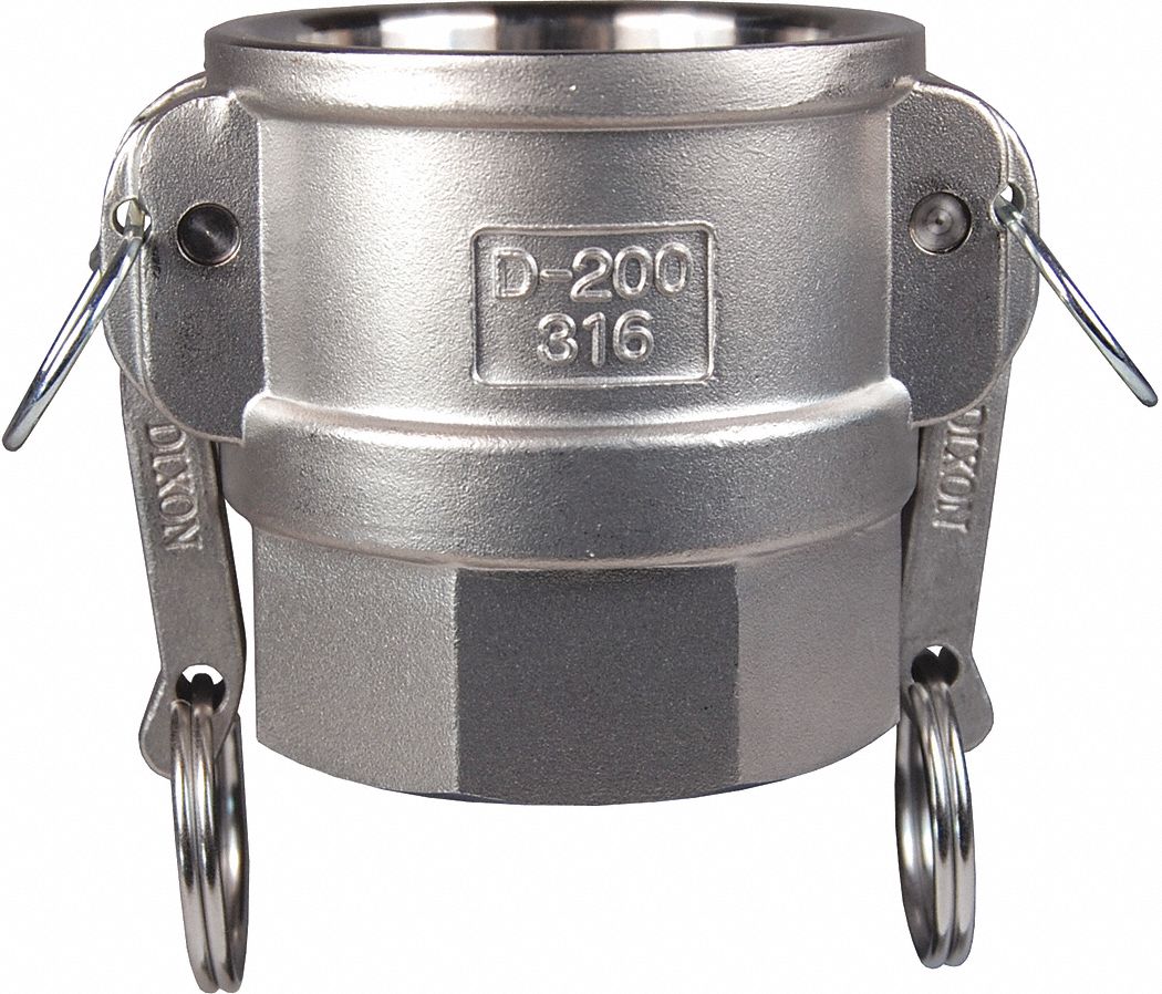 DIXON Cam and Groove Coupling, Body Material 316 Stainless Steel, Type