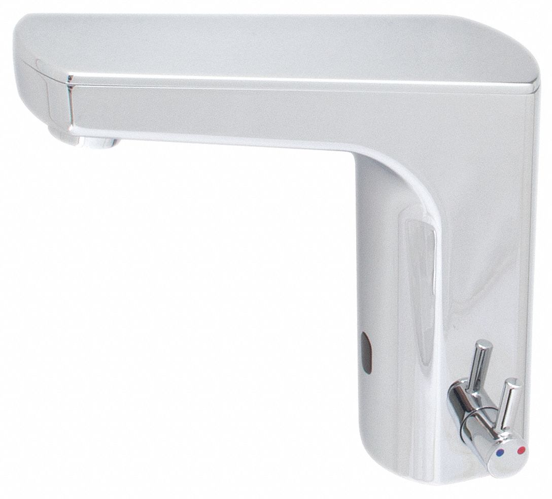 Low Arc Bathroom Faucet: Speakman, SENSORFLO(R), Polished Chrome Finish, 0.5 gpm Flow Rate