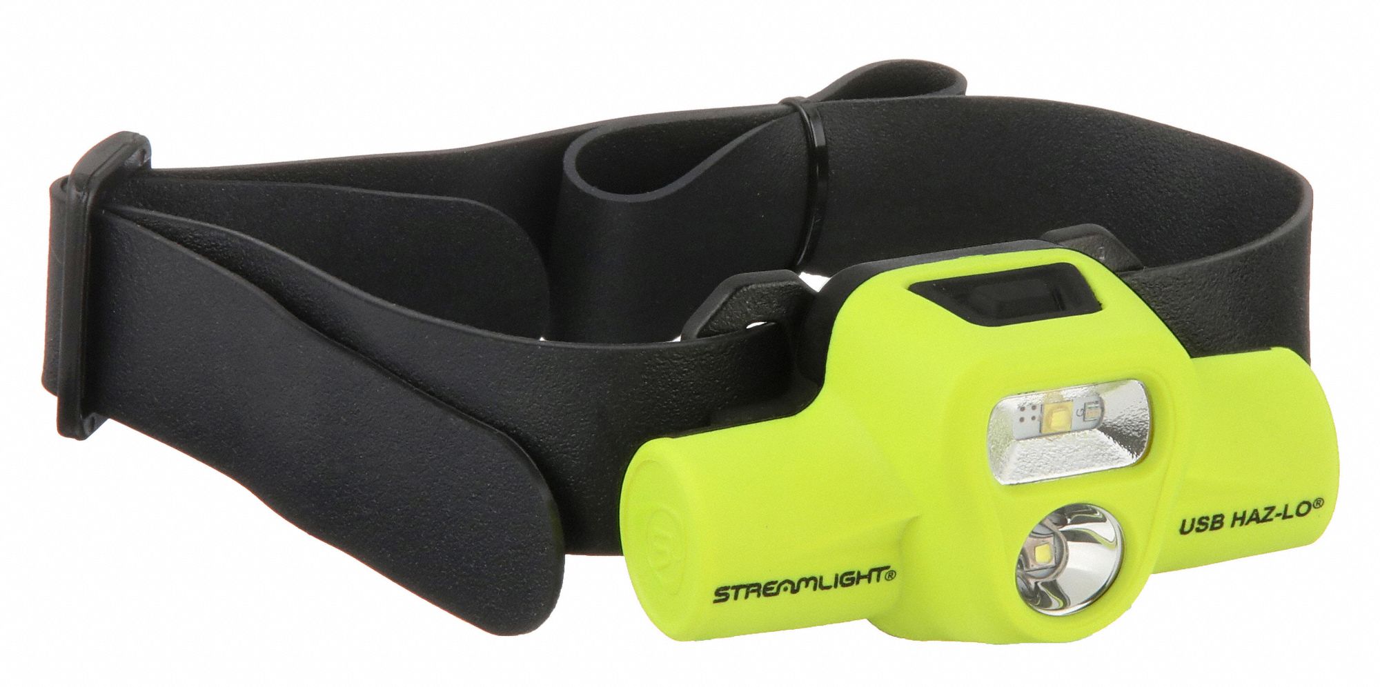 RECHARGEABLE SAFETY-RATED HEADLAMP, 250 LUMENS, 7 HR RUN TIME AT MAX BRIGHTNESS, YELLOW